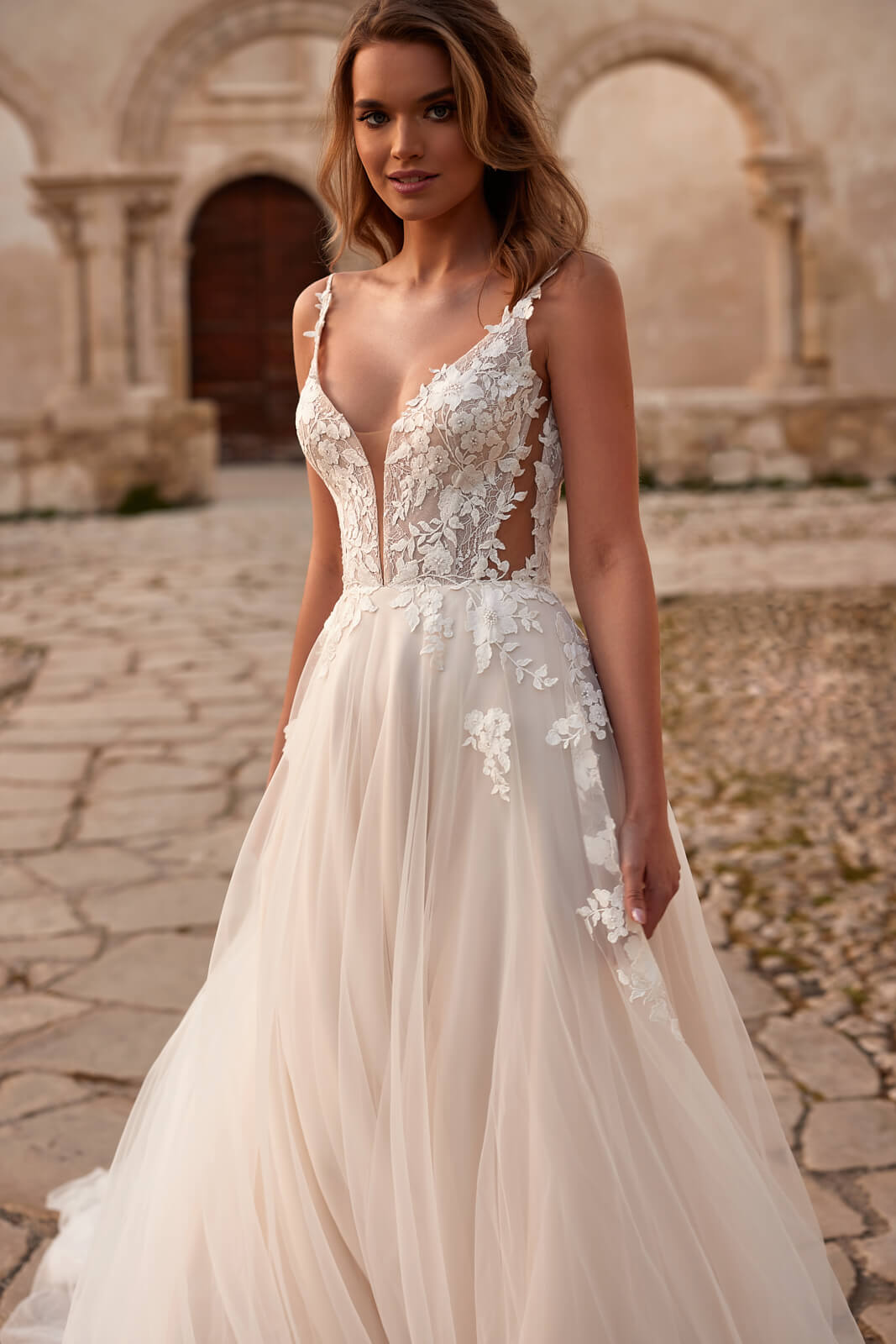 Wedding dress Avril – A-line wedding dress, DAMA Couture.